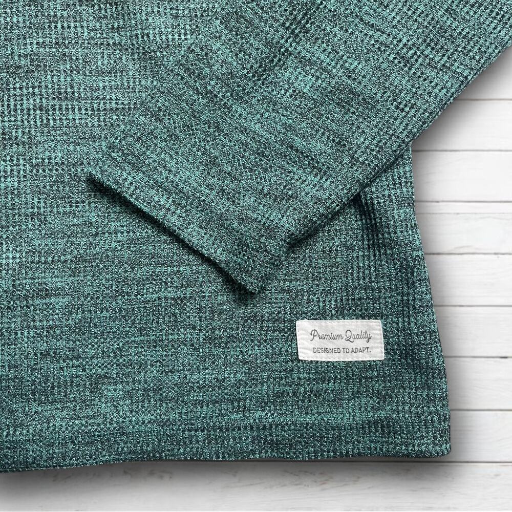 Nomad Green Long Sleeve Tee Modern Knit - Picture 4 of 7